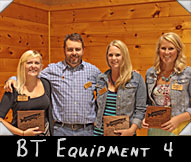 Team BT Equipment 4 - Alyssa McCumber, Greeter Tim Wallace,  Kendra Driessen, Lynsi Dreissen