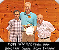 2014 WMH Honorary Guide John Farrow with Joe Fittante (L) and WMH President Ron Rickman