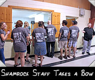 Shamrock staff takes a bow