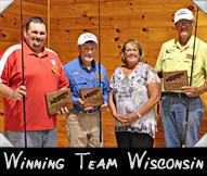 2014 Winning Team - Team Wisconsin -  Fred, Jeff Micholic , Greeter Ruth Glaser, Bernie Felckowski