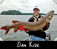 C&R Musky Club 5 contestant Dan Kirk boated this 50 3/8 &rdquo; monster guided by Mike O'Brien
