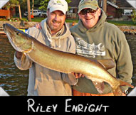 Past Hunter Riley Enright boated this 45 3/4&rdquo; beauty guided by Mark Winkelm