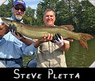 Steve Pletta landed this 39 1/2 -inch musky guided by Joe Pletta