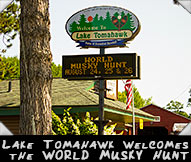 Lake Tomahawk welcomes the World Musky Hunt