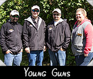 Young Guns - Vincent Ghiselli, William Ghiselli, Jake Billings, Greeter Janelle Lone