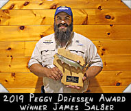 2019 Peggy Driessen Sportsmanship Award winner James Salber
