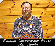 Winning Contestant Guide Joe Junion