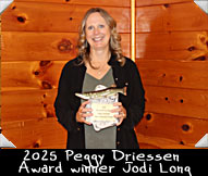 2025 Peggy  Driessen Sportsmanship Award Winner Jodi Long