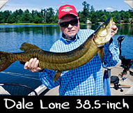 Past Hunter Dale Lone landed this 38 .5-inch beauty while guided by Phil Lone