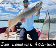 Past Hunter Joe Lemancik landed this 40.5-inch beauty guided by Jeff Micholic